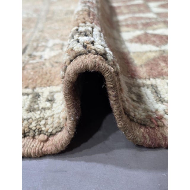 Rustic Authentic Vintage Moroccan Rug - 7.1 X 6.2 Ft For Sale - Image 3 of 6