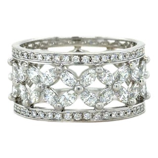 Tiffany & Co. Victoria 2.34 CTTW Diamond Band Ring, Platinum, Size 7 For Sale