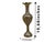 Handcrafted Engraved Brass Vase For Sale - Image 10 of 10