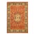 Mogul, One-of-a-Kind Hand-Knotted Area Rug - Orange, 6' 1" x 9' 0" For Sale