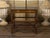 19th Century English 19th Century Oak Bobbin Leg Table with Single Drawer and Cross Stretcher For Sale - Image 5 of 12