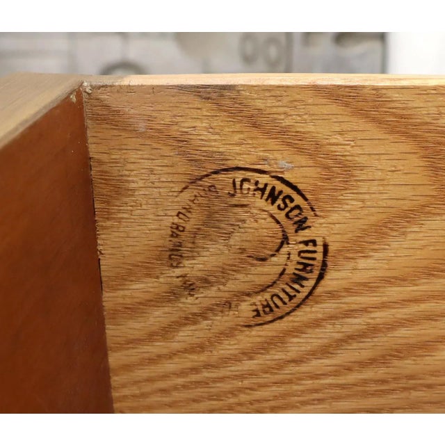 Paul Frankl X-Pulls Drawers High Chest Dresser For Sale - Image 10 of 13