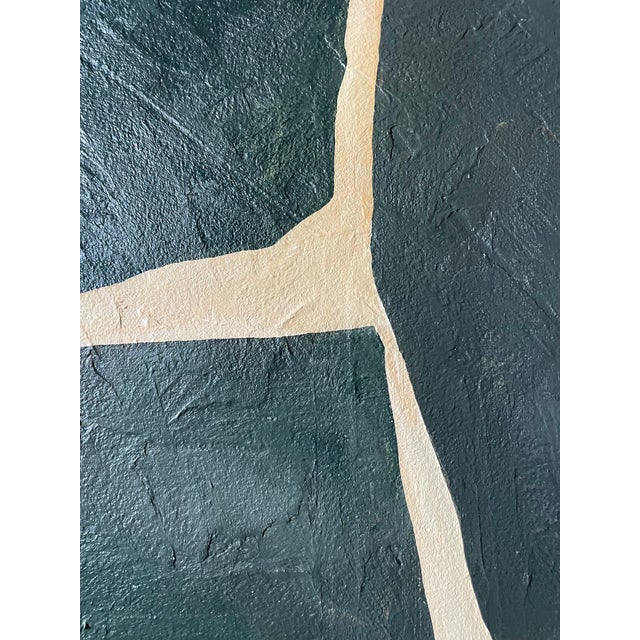 2026 "Sopravvivenza" Abstract Contemporary Unframed Painting on Canvas by Artist r.k. Red For Sale - Image 4 of 5