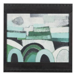 Justino Alves, Composition, 1960s, Oil Painting For Sale