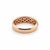 18k Rose Gold Ring With Pink Sapphires, Size 6.5 For Sale - Image 4 of 4