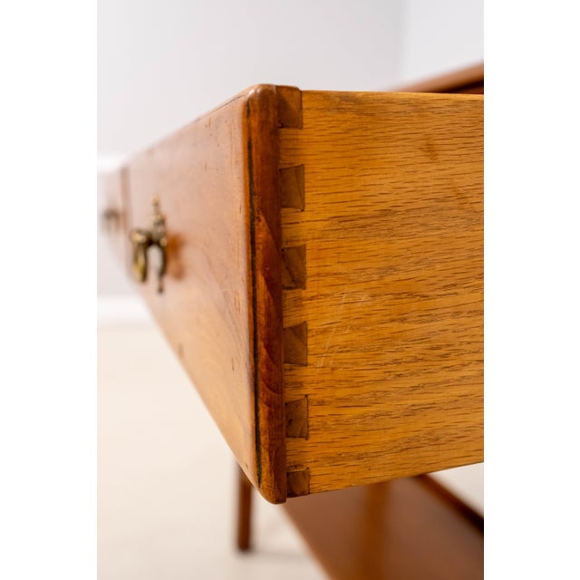Kittinger Country Pine Two-Tier Two-Drawer Server Buffet Table For Sale In Philadelphia - Image 6 of 16
