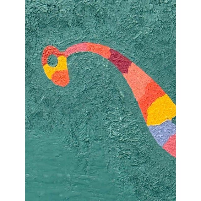 Plastic "The New World", Post-Modern Acrylic Painting by Stanley Donald Tschopp For Sale - Image 7 of 9