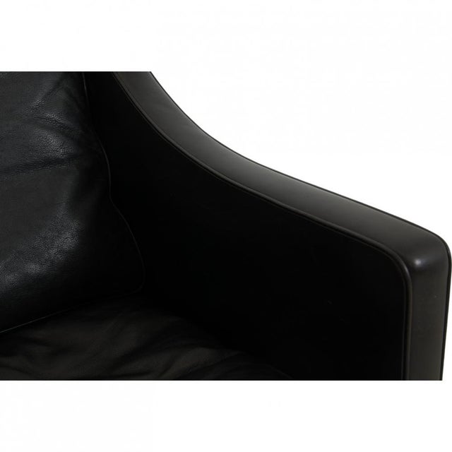 Black 2207 Black Leather Armchair from Børge Mogensen, 1980s For Sale - Image 8 of 18