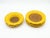 Vintage Faiobidos Portugal Yellow Ceramic Dishes, 1980s, Set of 5 For Sale - Image 4 of 4
