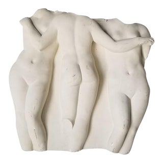 Alva Studios " the Three Graces " Wall Art Sculpture For Sale