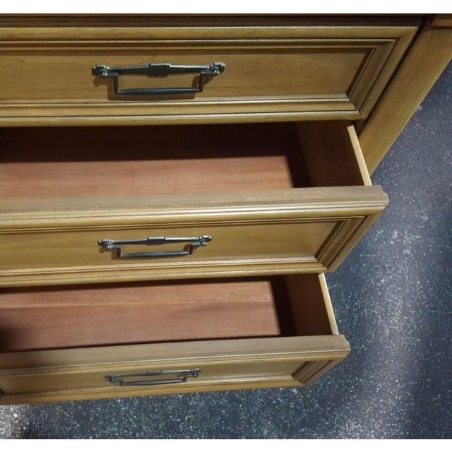 White Furniture Mid 20th Century White Furniture Italian Tuscan Style Fruitwood Chest and Chest of Drawers For Sale - Image 4 of 13