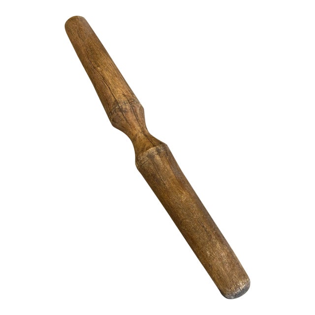 Wooden Vintage Indian Pestle #4 For Sale