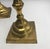 Mid-20th Century Hollywood Regency Sculptural Brass Candlesticks, 15" – Pair For Sale In New York - Image 6 of 7