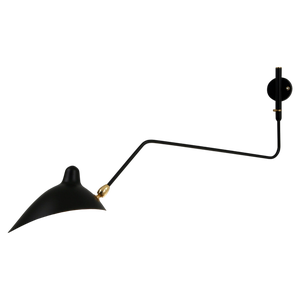 Sconce 1 Rotating Curved Arm by Serge Mouille