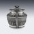 Antique 19th Century Indian Silver Cobra Handled Sugar Bowl, Madras, 1890 For Sale - Image 3 of 18