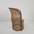 Wood Mid-Century Boho Chic Rattan Barrel Chair with Outdoor Cushion, 1970s For Sale - Image 7 of 12
