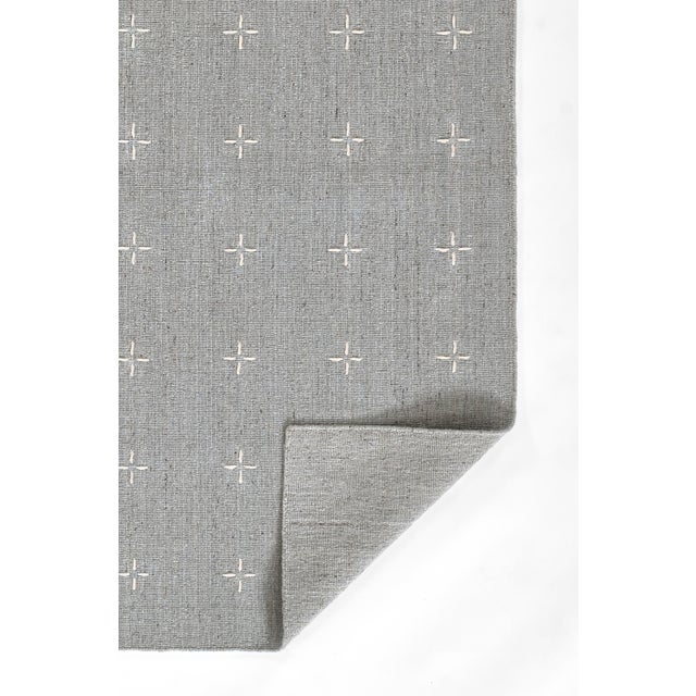 Contemporary Momeni Oliver Light Blue Hand Loomed Area Rug 5' X 8' For Sale - Image 3 of 10