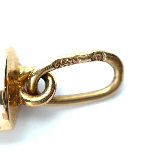 Early 21st Century 18k Yellow Gold Hand Fist Pendant/Charm For Sale - Image 5 of 5