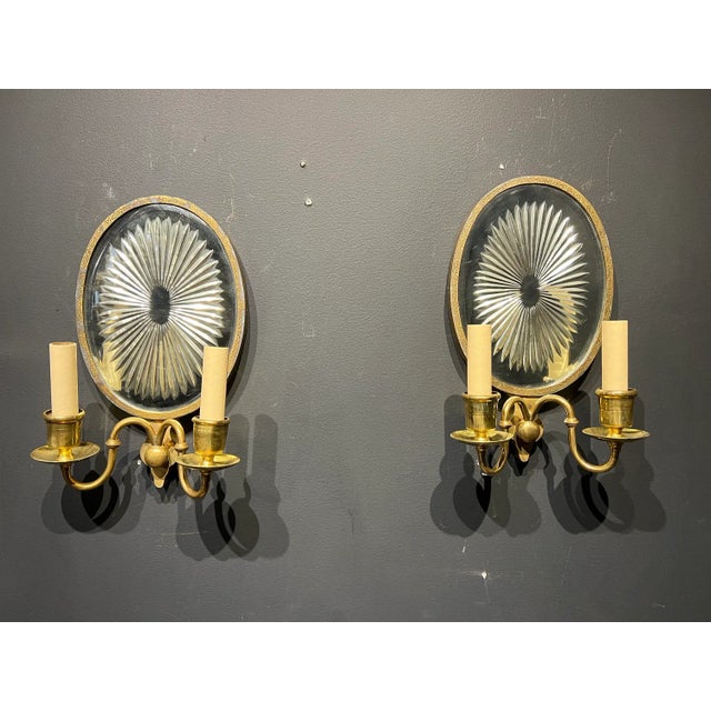 1920s 1920s Caldwell Mirror Sconces - Pair For Sale - Image 5 of 9