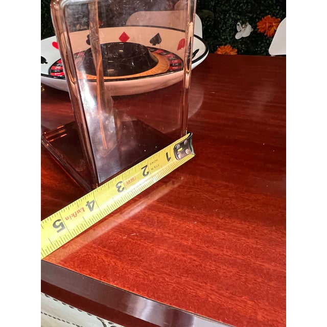 1970s Pair of Brass Nautical Sailboat Bookends With Lucite Base For Sale - Image 4 of 6