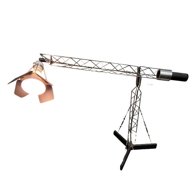 1970s Curtis Jere Style "Crane" Table Lamp For Sale - Image 4 of 8