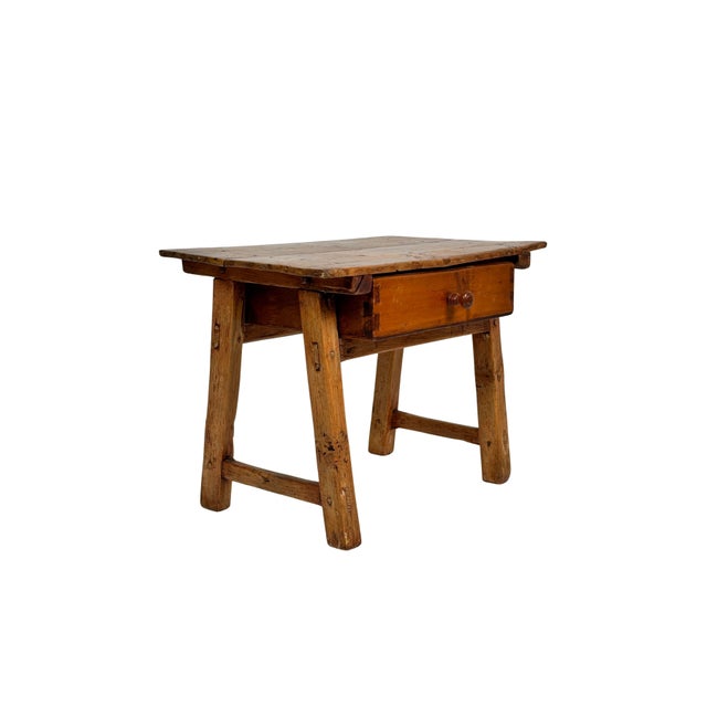 Spanish Wabi-Sabi Popular Table, 1940s For Sale - Image 3 of 10