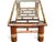 Vintage Coastal Bamboo Coffee Table W/ Glass Top & Rattan Wrapped Details For Sale - Image 10 of 10