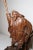 Folk Art 1940s Obscure Folk Art Hand Carved Wood Figural Man Trumpet Sculpture Statue For Sale - Image 3 of 12