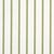 Sample - Schumacher Westerly Stripe Wallcovering In Moss For Sale In New York - Image 6 of 6