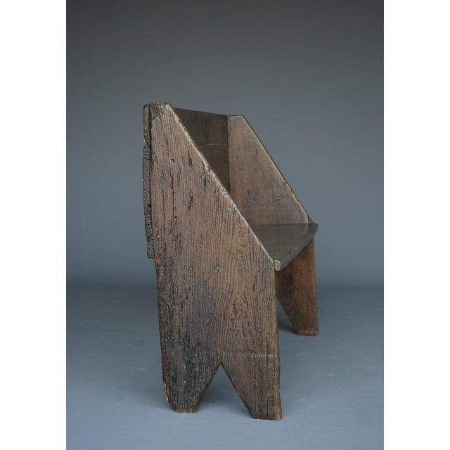 Small Antique 18th Century Oak Hall Bench For Sale - Image 11 of 18