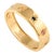 Starburst Multi Sapphire Studded Band Ring in 18k Solid Yellow Gold Size 5.5 For Sale