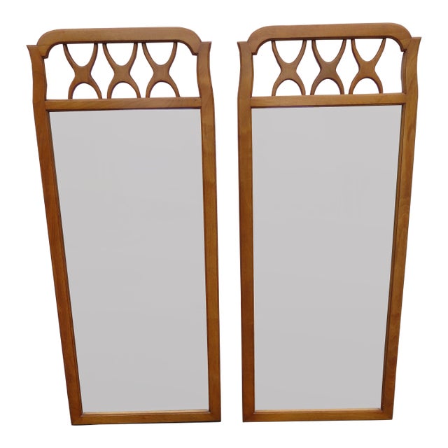 Red Lion Mid Century Modern Bathroom Wall Mirror a Pair 6602 For Sale