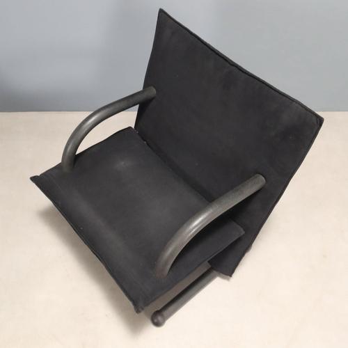 Textile T Line Chairs by Burkhard Vogtherr for Arflex, Set of 3 For Sale - Image 7 of 9