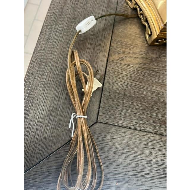 Late 20th Century Mid-Century Marbro Brass Lamps - a Pair For Sale - Image 5 of 11