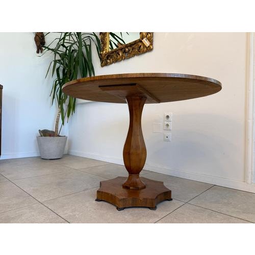 Biedermeier Oval Side Table For Sale - Image 15 of 15
