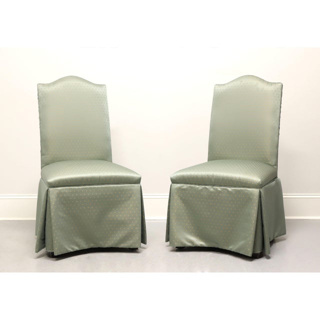 Transitional Style Parsons Chairs by Fairfield Pair Chairish