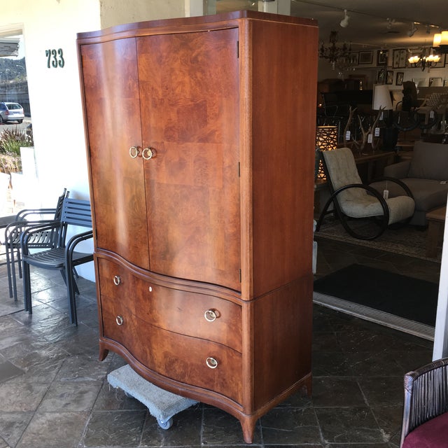 Thomasville Bogart Burlwood Armoire Chairish