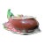 Mottahedeh Eggplant Tureen – Complete 3-Piece Set, Rockefeller Collection Original Packaging For Sale