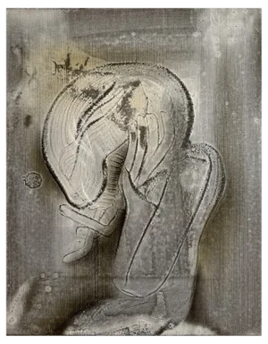Gaston Orellana, Abstract Form, 1964, Oil on Canvas