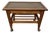 Mid-Century Danish Style Teak Slatted Rolling Cart For Sale