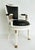 1850s French Empire Armchairs, Fine Gilt Bronze Mounts, Painted and Upholstered For Sale - Image 16 of 17