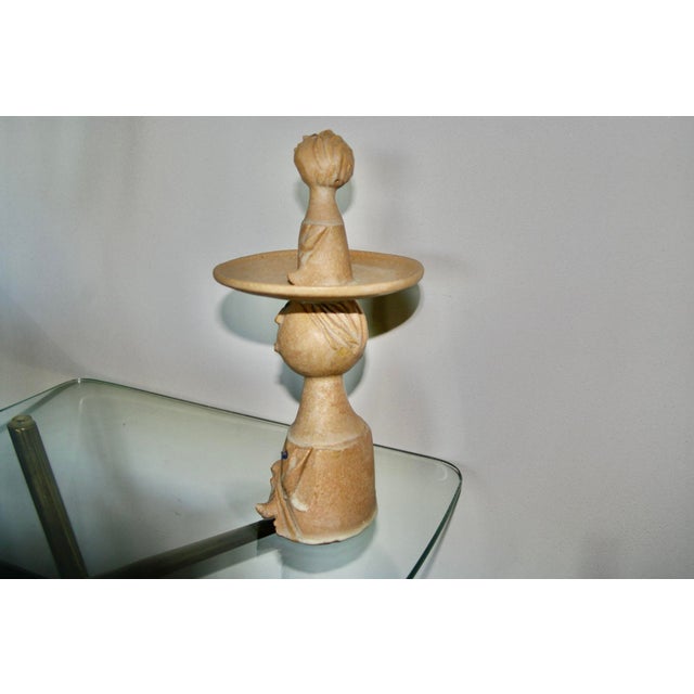 Poetic Stoneware Figure from Pierre Koppe, France, 1979 For Sale - Image 6 of 13