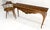 Parquetry Inlay Top Cabriole Leg Scallop Ornament Chestnut Console Sofa Table For Sale - Image 6 of 13