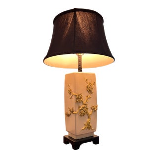 1950s Nardini Studio Los Angeles Hollywood Regency Chinoiserie Ceramic Lamp For Sale