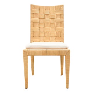 John Hutton for Donghia Block Island Rattan Cane Dining Chair For Sale