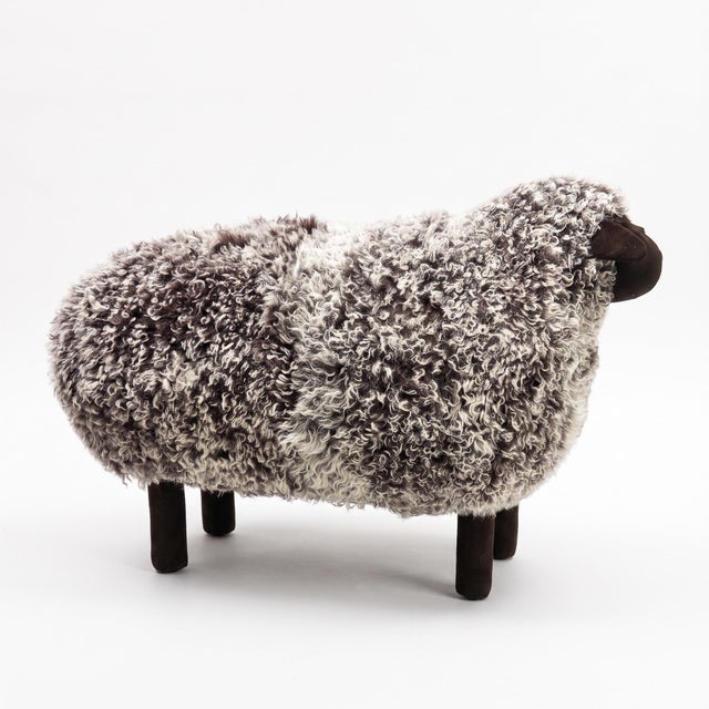 Contemporary Outpost Original Kalgan Lamb Sheep Bench For Sale In Houston - Image 6 of 12