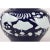 Early 20th Century 20th Century Chinese Cobalt Blue Glaze With Carved White Fish & Seaweed Design Jar For Sale - Image 5 of 13