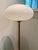 Mid-Century Modern Vintage Mid Century Modern Laurel Rosewood Nickel Mushroom Floor Lamp For Sale - Image 3 of 11
