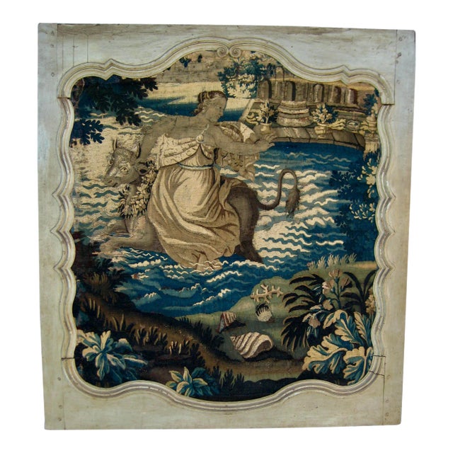 Aubusson French Tapestry Trumeau Boiserie XVIII Century For Sale