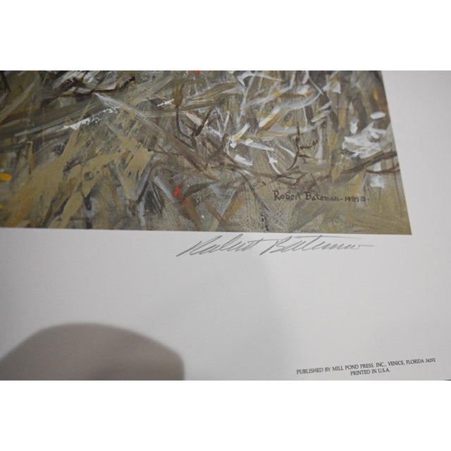 1980s Robert Bateman “The Challenge – Bull Moose” Signed Limited Edition Print For Sale In Denver - Image 6 of 9